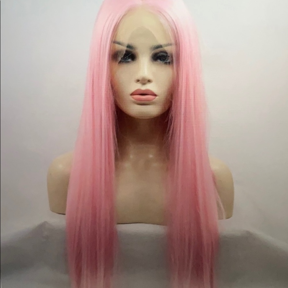 Pink dream lace front wig